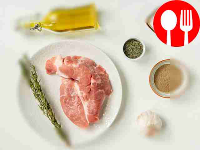 Wash the pork, dry it with paper towels and...