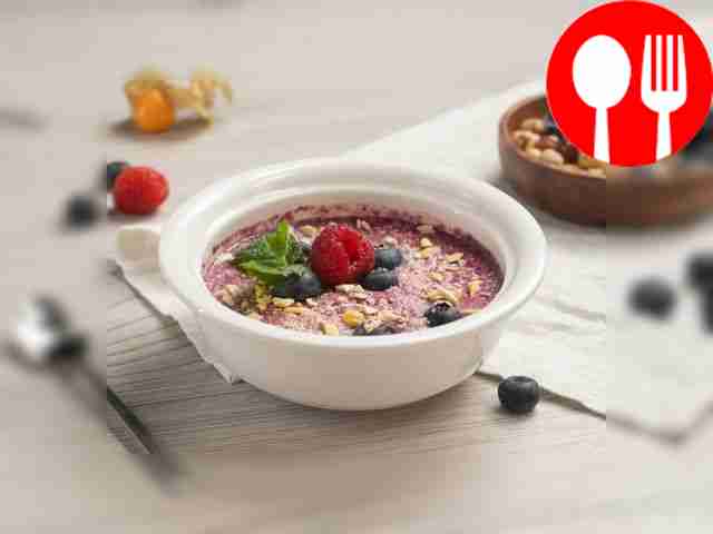 Пломбир с ягодами