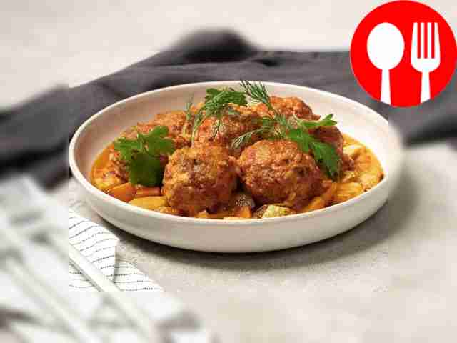 Ежики с соусом чили