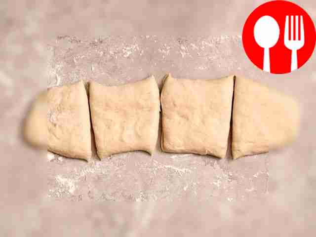 Bring the dough to readiness. Stretch the...