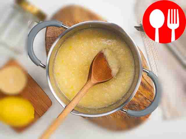 Bring the jam to readiness. Add lemon juice to...