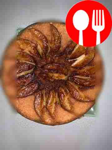 Пирог «Перевернутая шарлотка»