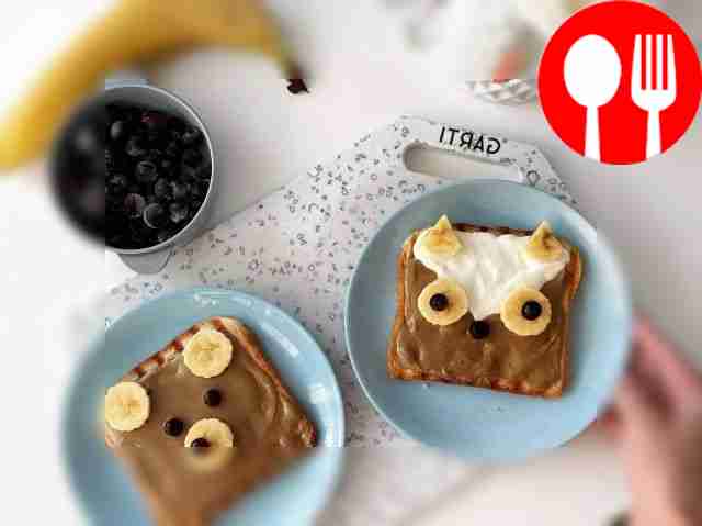 Детские бутерброды «Лесные зверята»