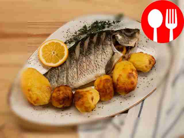 Запеченный карп