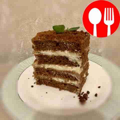 Honey cake without sugar
