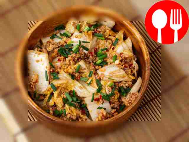 Кимчи с сайрой