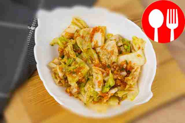 Упрощенный кимчи из пекинской капусты