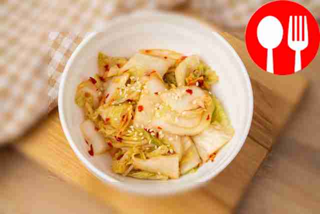 Кимчи с имбирем и рыбным соусом