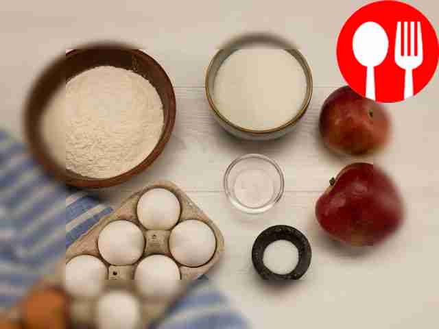 Separate the whites from the yolks and sift the flour.