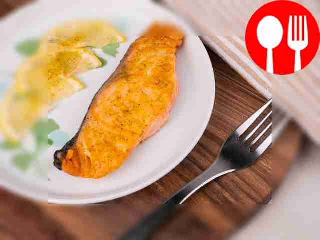 Salmon in the microwave