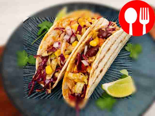 Тако с овощами