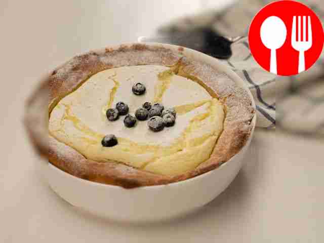 Дрожжевой пирог с творогом