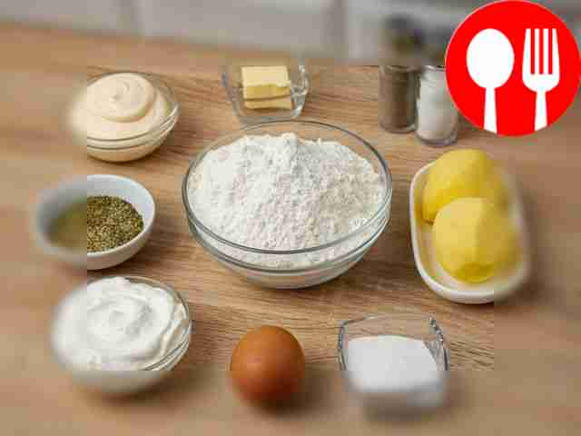 Подготовьте все продукты и разложите их на...