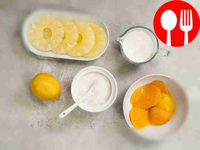 Cool the cream. Wash the lemon, divide it in...