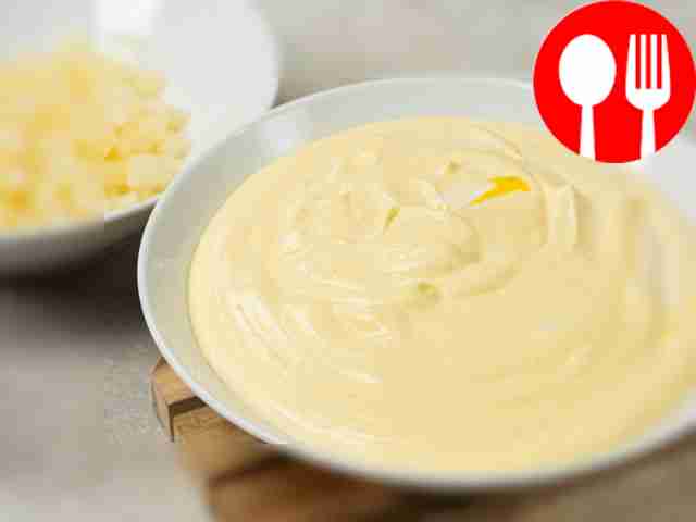 Mix cream and fruit. Add cream and sugar to...