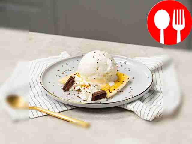 Ice cream with cottage cheese