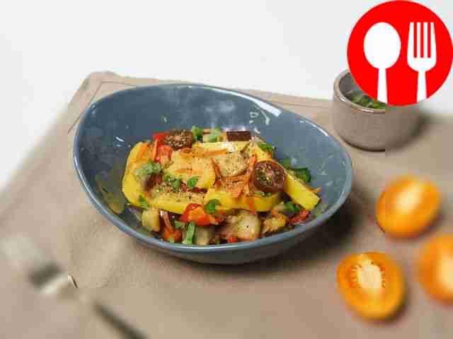 Баклажаны с айвой