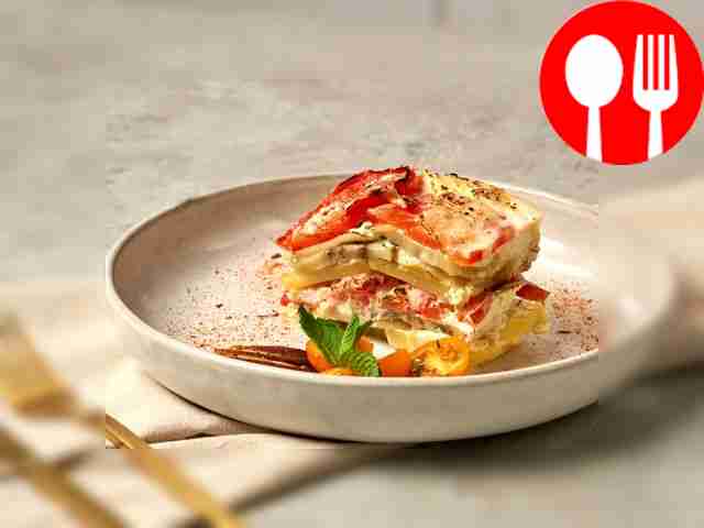 Мусака с сыром фета