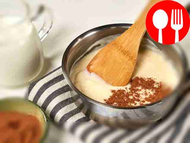 Prepare the sauce. Heat the milk until hot....