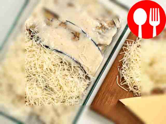 Prepare the dish. Turn on the oven to preheat...