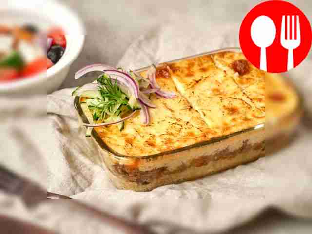 Moussaka with couscous