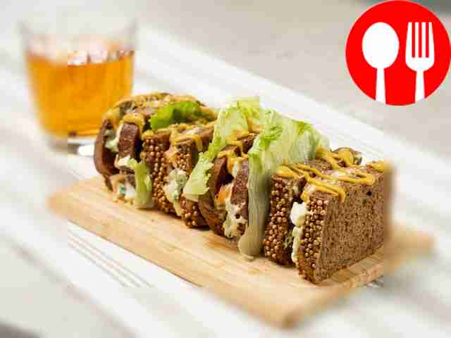 Toast with Borodino bread