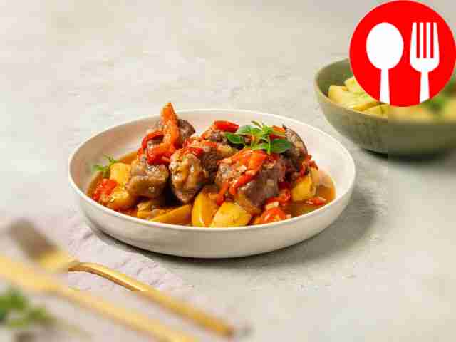 Баранина с айвой