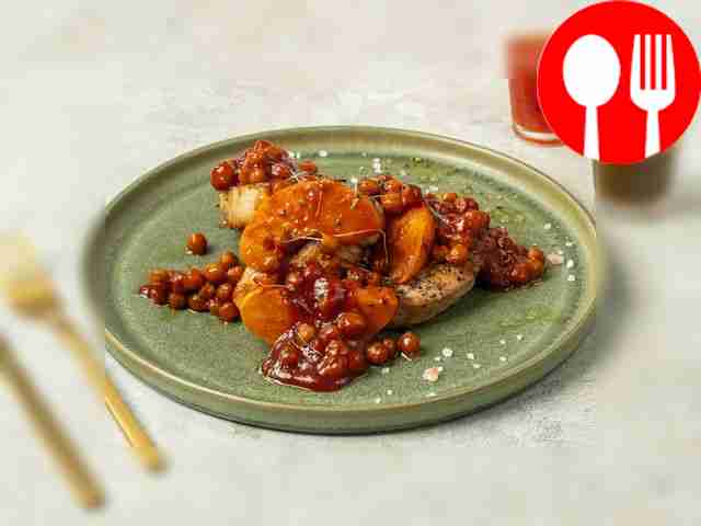 Quince with chickpeas