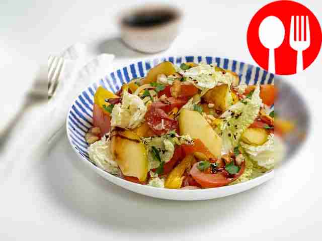 Быстрый рецепт салата с айвой