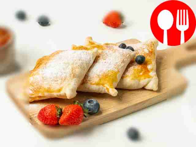 Quince puffs and puff pastry