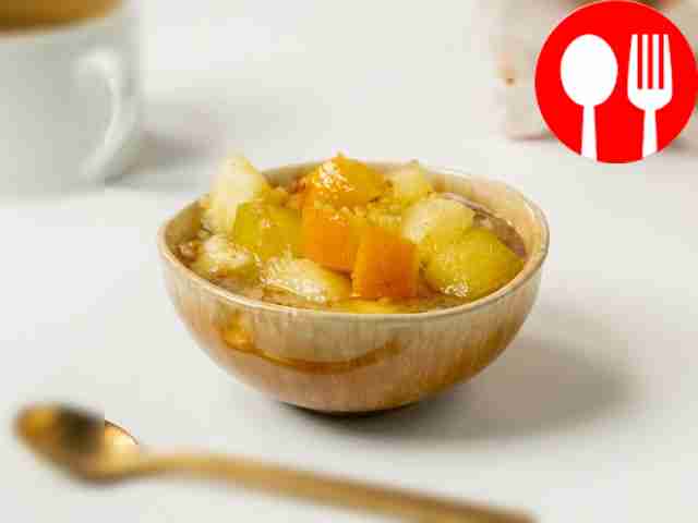 Quince in a pressure cooker