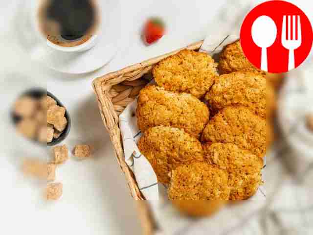 Serve the aromatic quince cookies in a small...