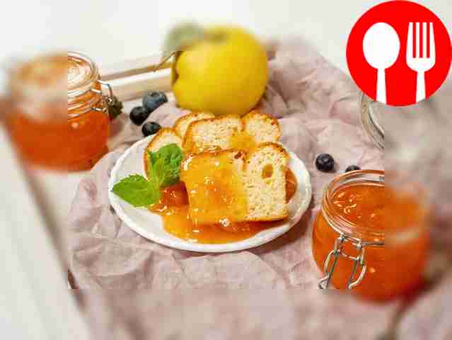 Quince jam with pectin