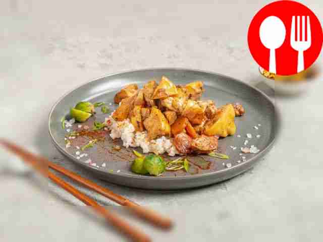 Chicken fillet with quince