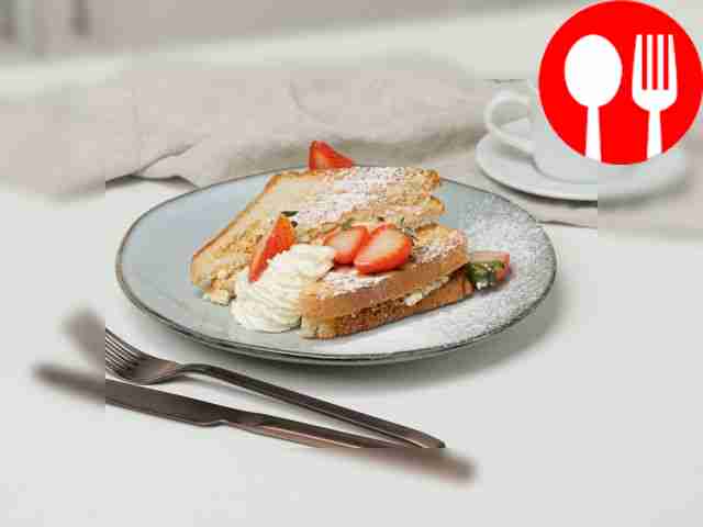 Тост в вафельнице