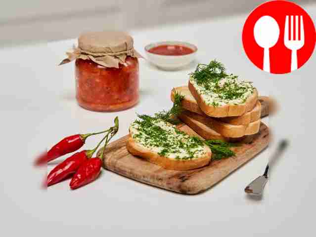 Тост с укропом Toast with dill