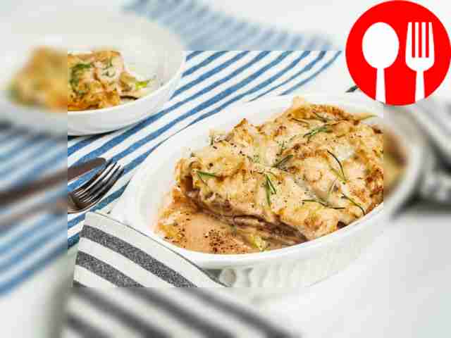 Moussaka with chicken fillet