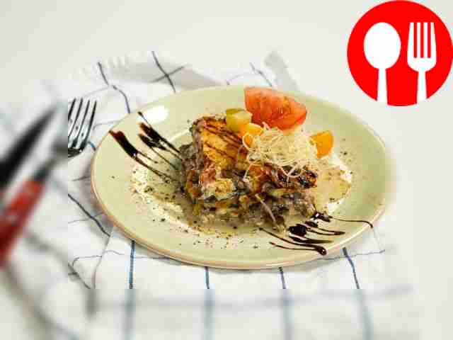 Мусака со сметаной