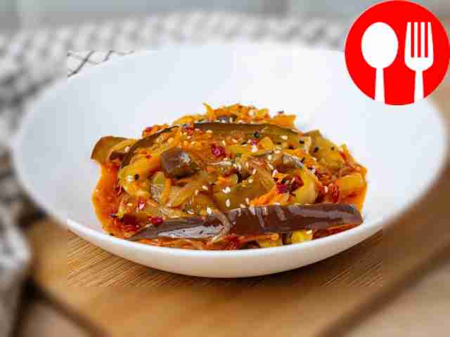 Korean style eggplant