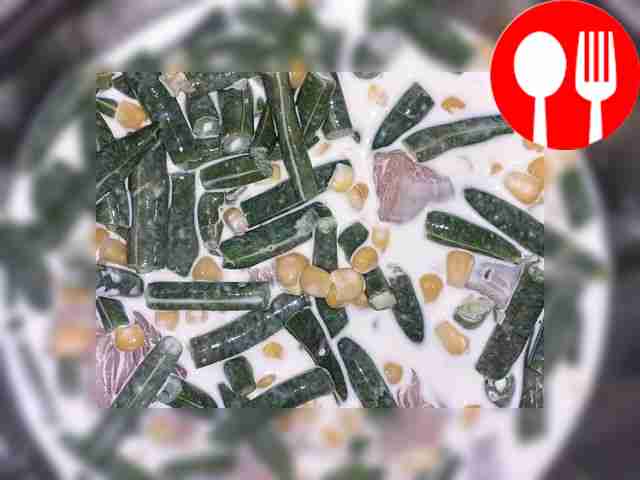 Pour in the cream and place in the slow cooker...