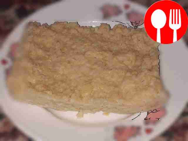 Quince pie in the microwave