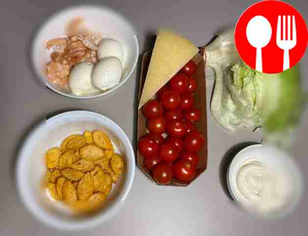 Thaw the shrimp and boil in salted water. Boil...