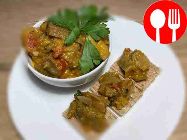 Сытное овощное рагу с баклажанами Hearty vegetable stew with eggplants