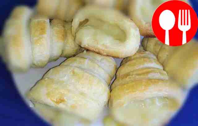 Serve sweet rolls with a glass of milk or...