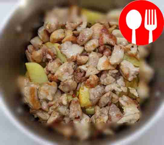 Add oil to the pan, heat well and add chopped...