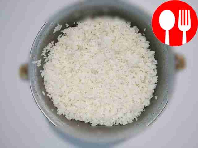 Boil the rice over low heat for 15 minutes....