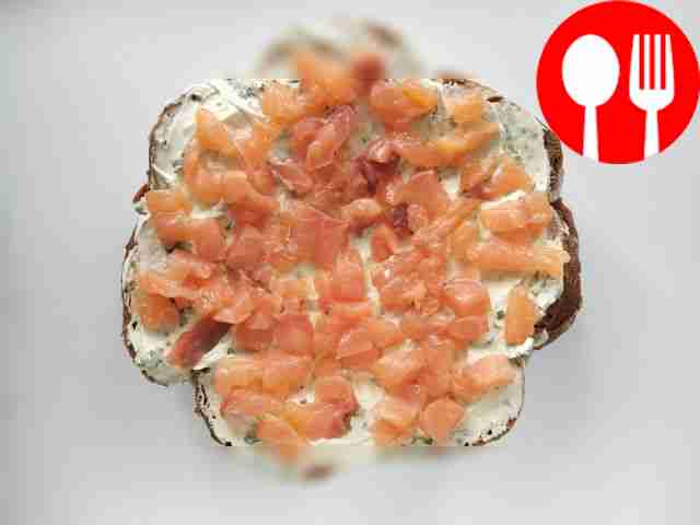 Place another layer of bread, finely chop the...