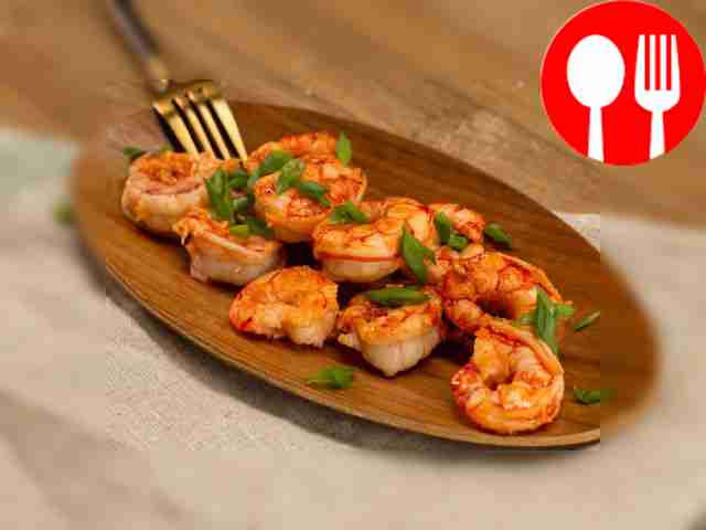 Лангустины с чесноком