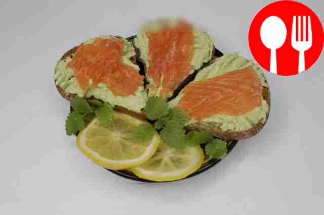 When serving, decorate the sandwiches with...