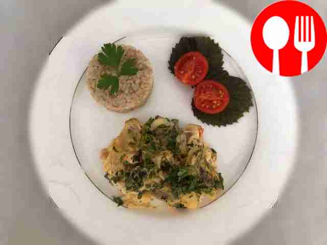 Pollock in sour cream